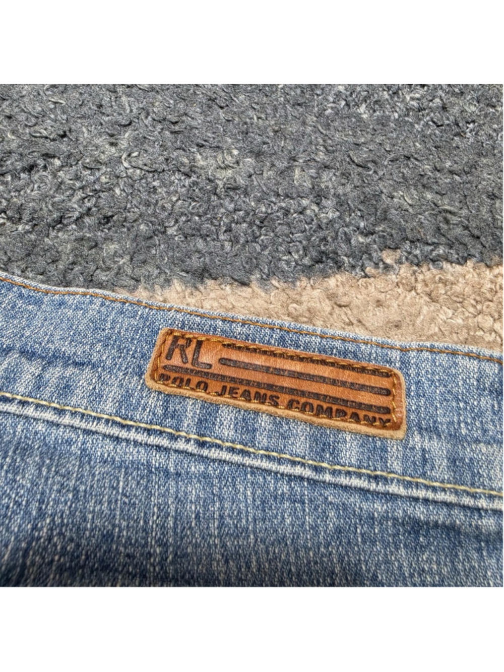 Polo Jeans Co Ralph Lauren Womens 10x32 Blue Denim Bootcut Jeans - Picture 7 of 11